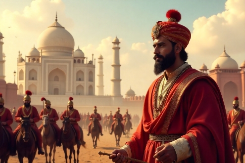 মুঘল সাম্রাজ্য, ইতিহাস, আকবর, শাহজাহান, তাজমহল, দিল্লী সালতানাত