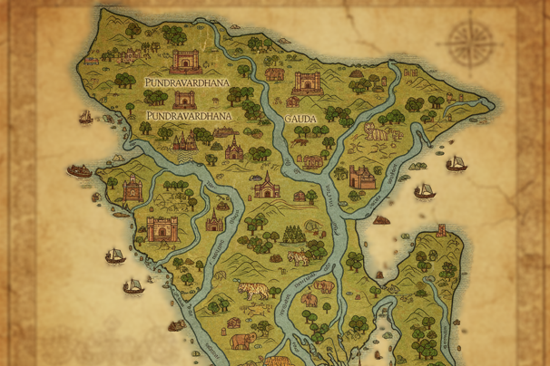 প্রাচীন বাংলার মানচিত্র ও জনপদ